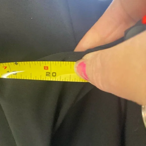 Black dress with beaded slit sleeves. Size L MSK - Picture 8 of 8